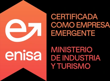 Certificada como Empresa Emergente por ENISA - Ministerio de Industria y Turismo